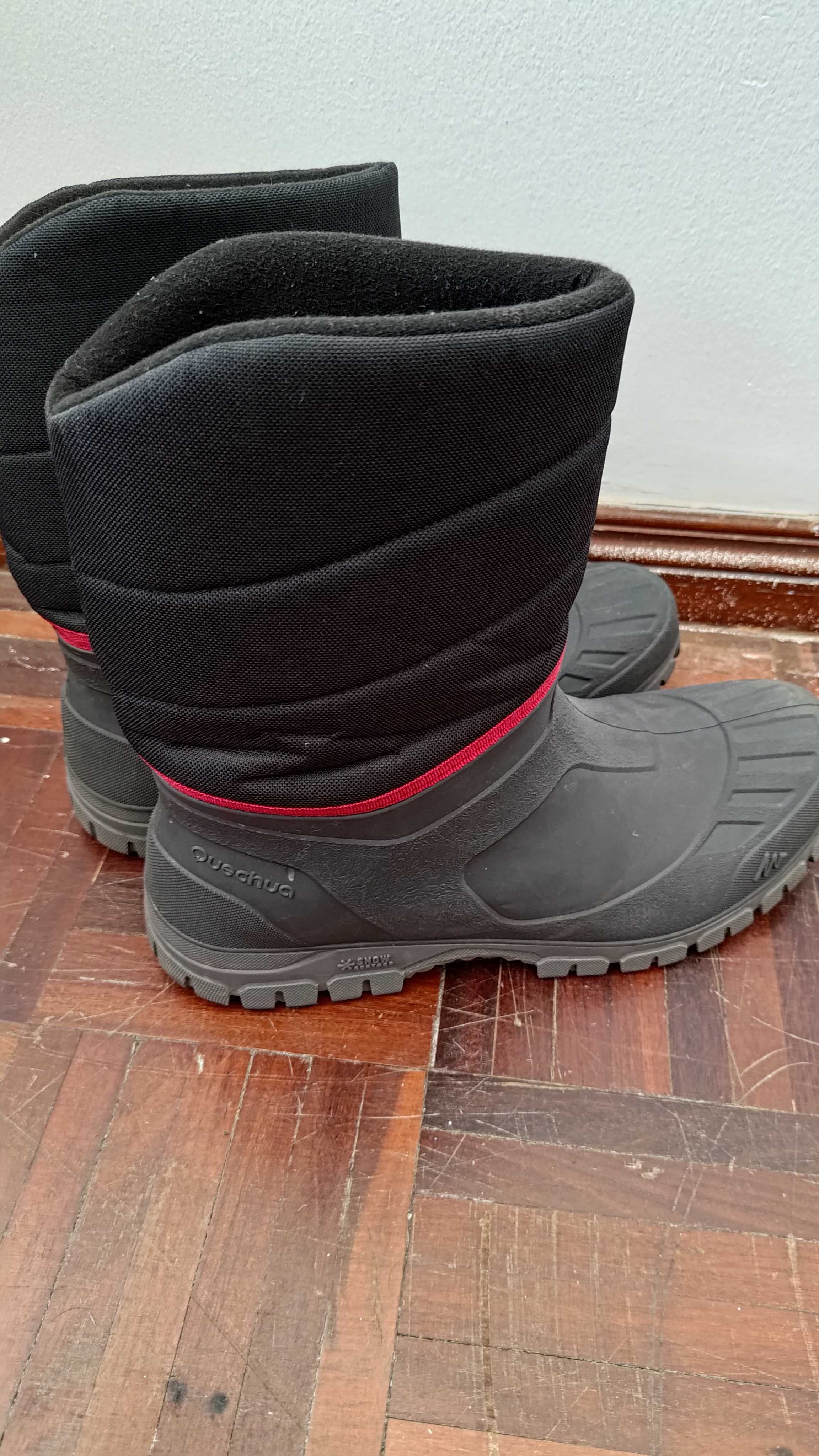 Botas de caminhada na neve quentes e impermeáveis