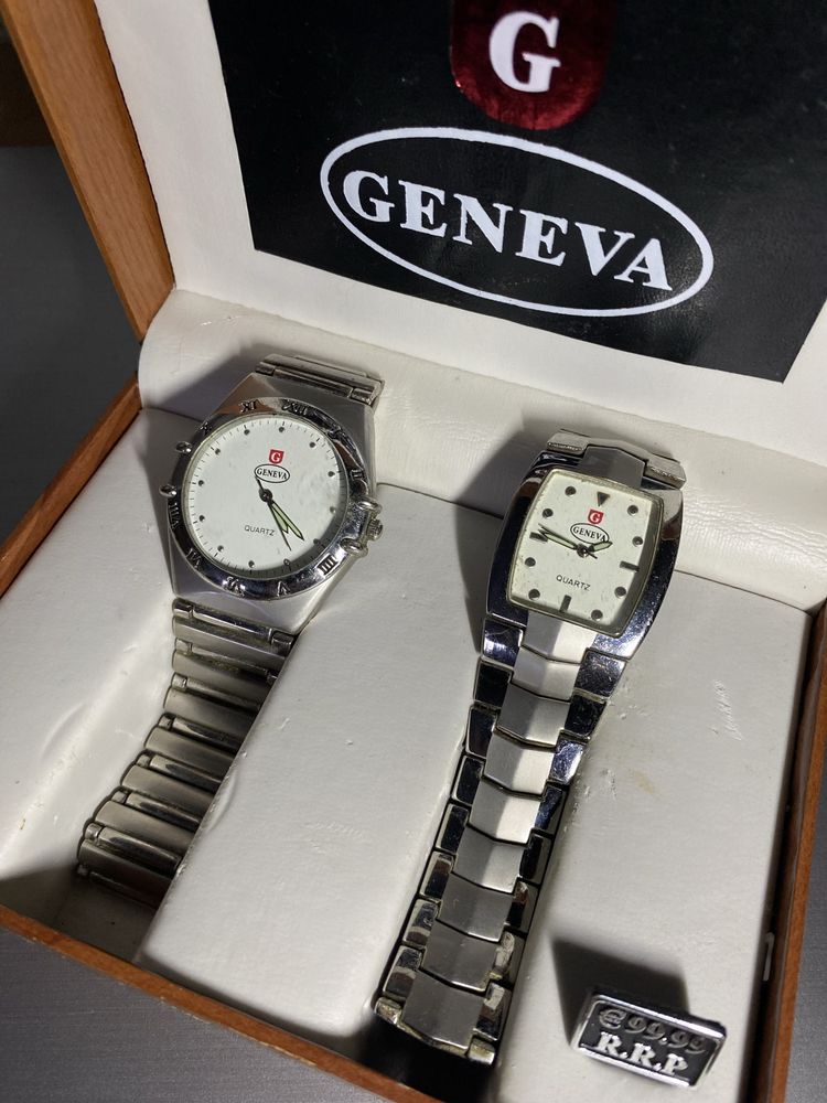 2 Relógios Geneva com caixa original