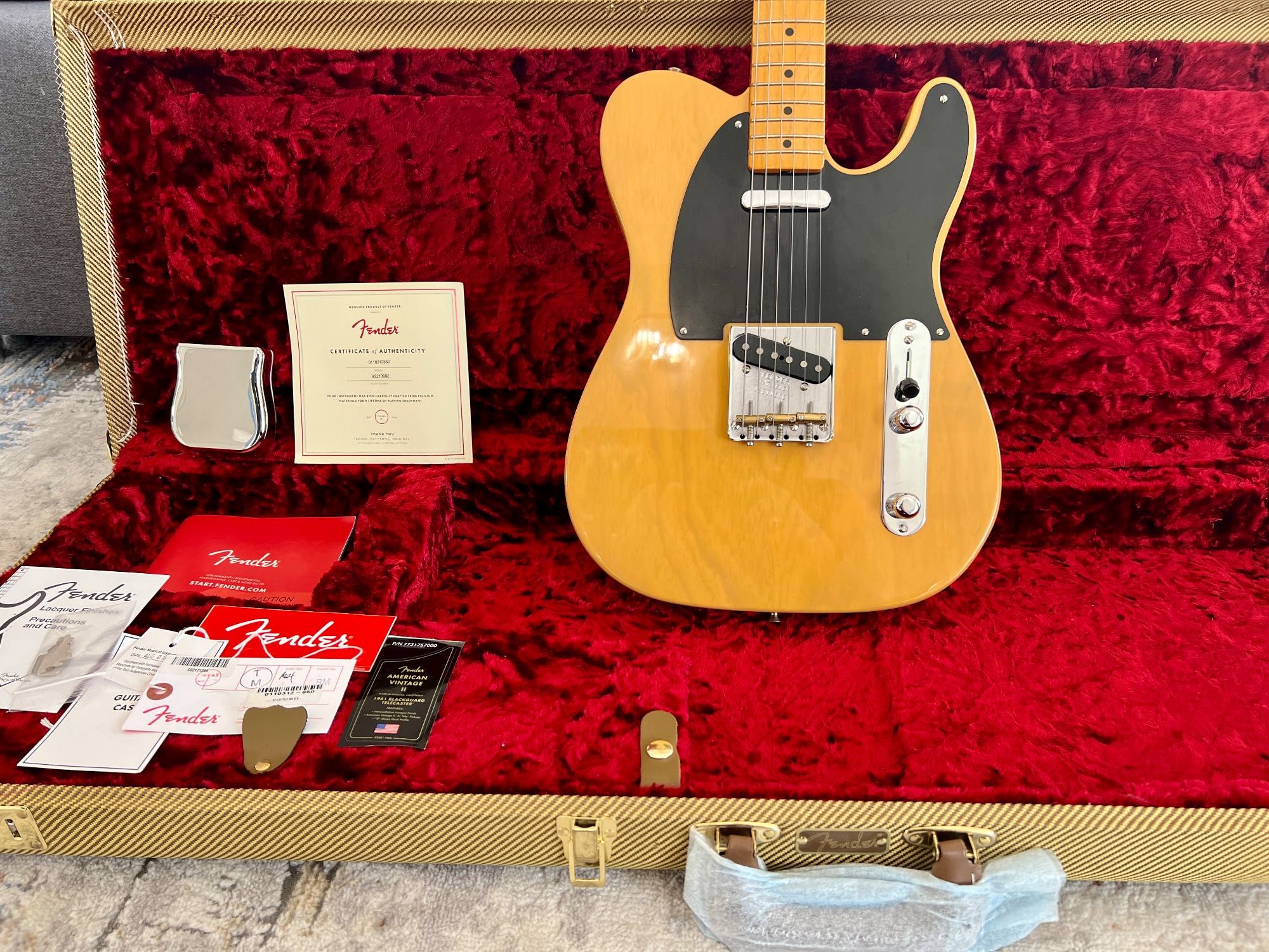 Fender American Vintage II 1951 Telecaster MN BTB, Made in USA 2022 r.