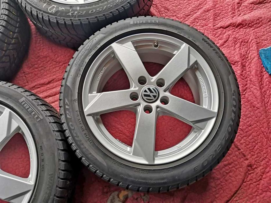 KOŁA zima 17' VW SHARAN PASSAT TOURAN T-ROC - 5x112 - 225/50/17