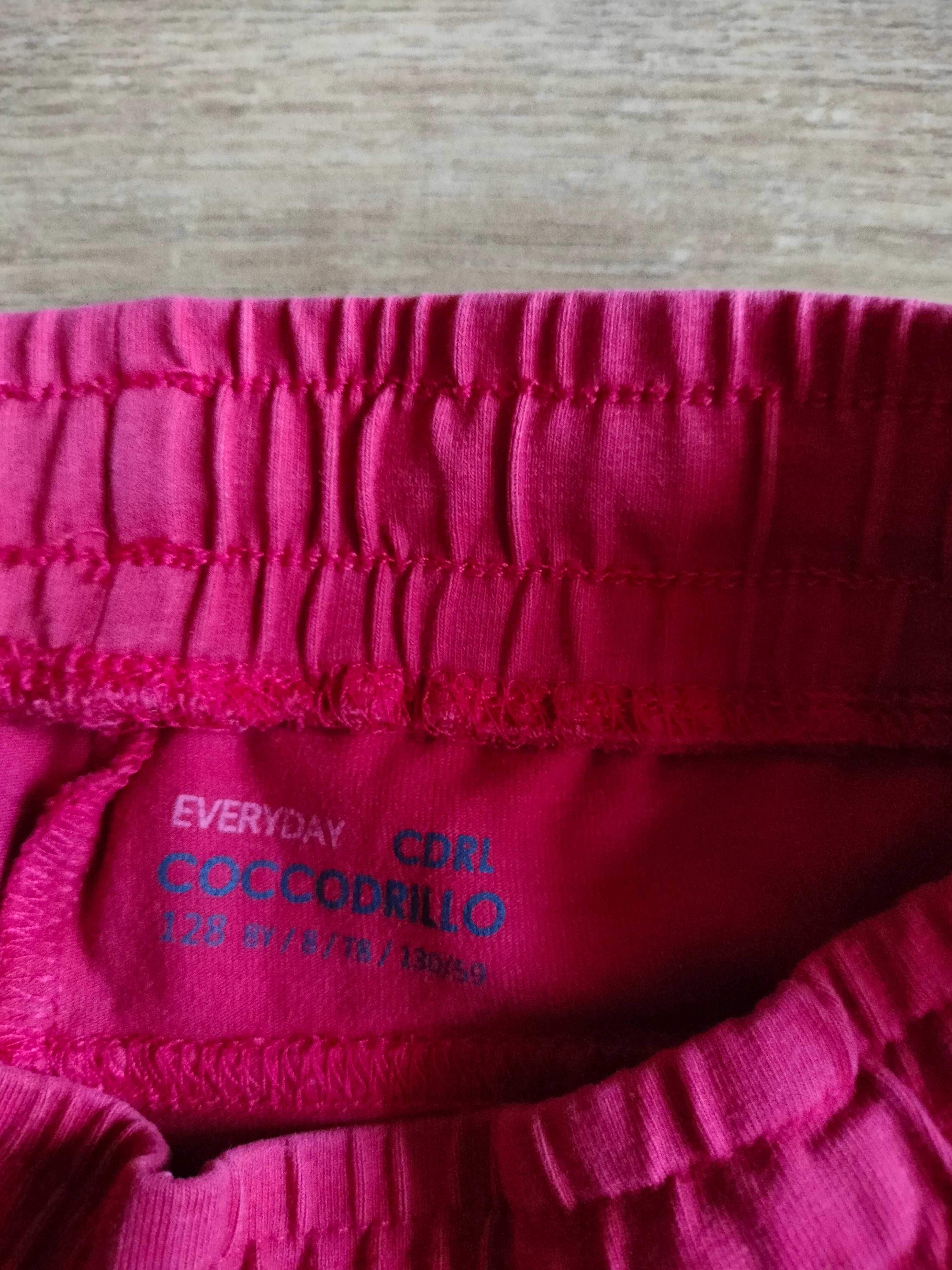 Czerwone spodenki dziew Coccodrillo 128 cm