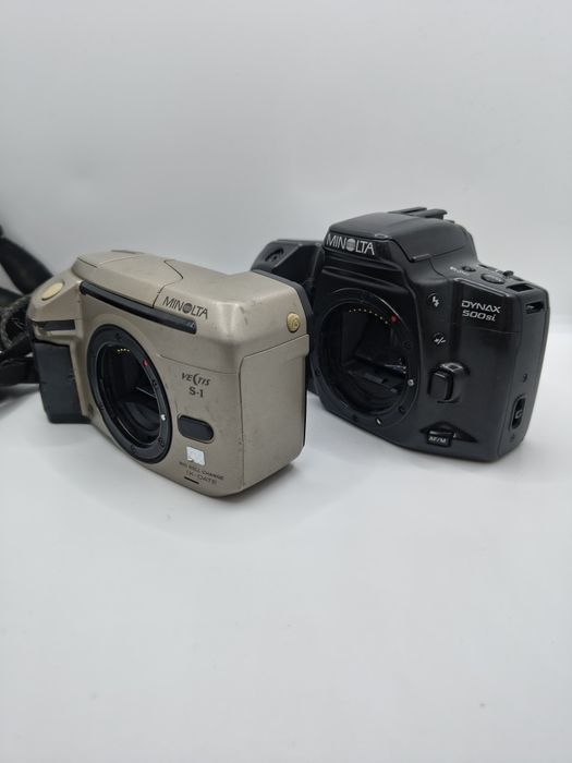 Aparat Minolta Vectis S-1 i Dynax 500si