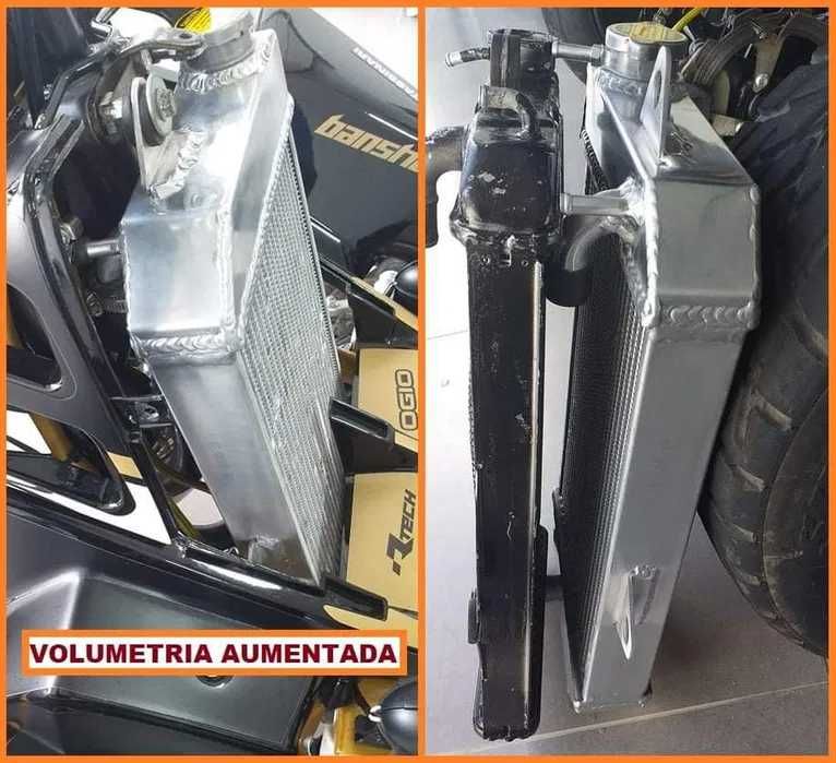 Radiador Alumínio YAMAHA ATV BANSHEE YFZ350 Desde 1987 até 2007