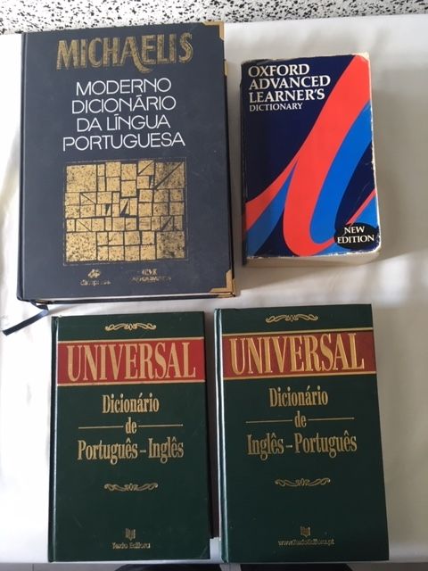 DICIONÁRIOS: Língua Portuguesa, Inglesa e Port.-Ing./Ing.-Port.