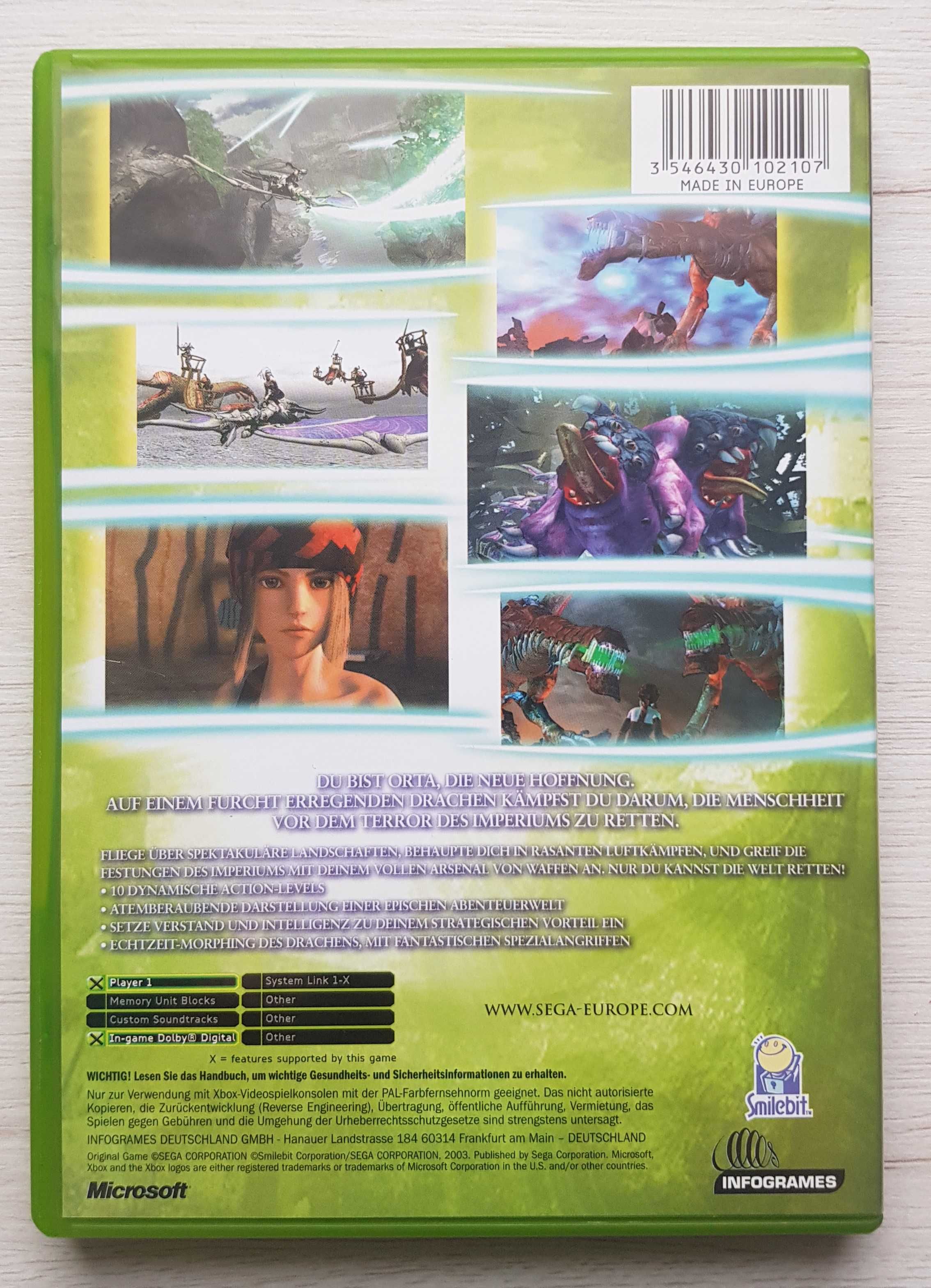 Panzer Dragoon Orta - Xbox - BDB+