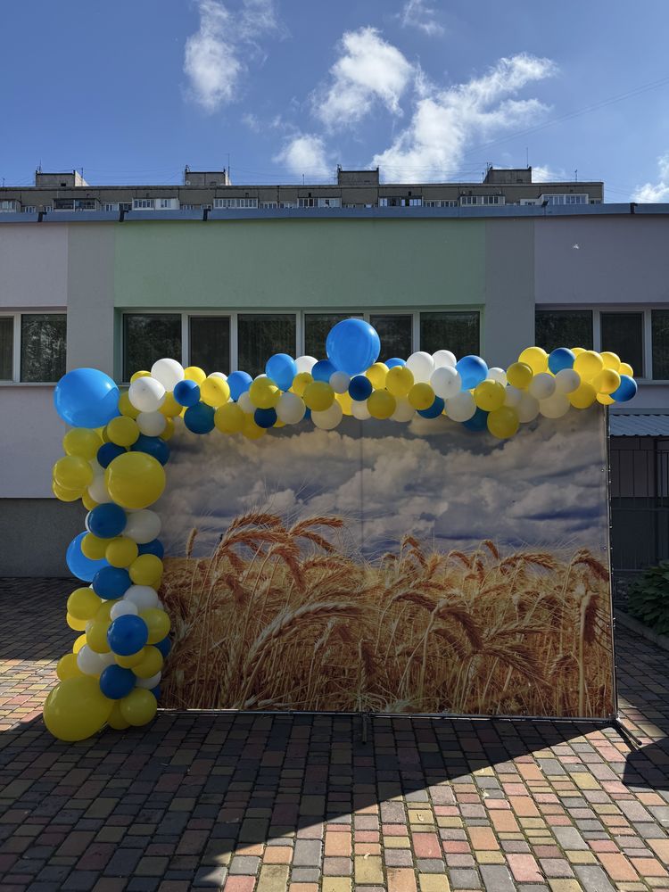 Повітряні кулі на відкриття, до свят, фотозони