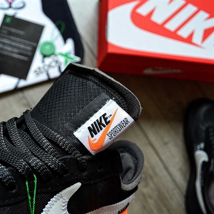 Мужские кроссовки Off-White x Nike Air Force 1 'Black' 40-45