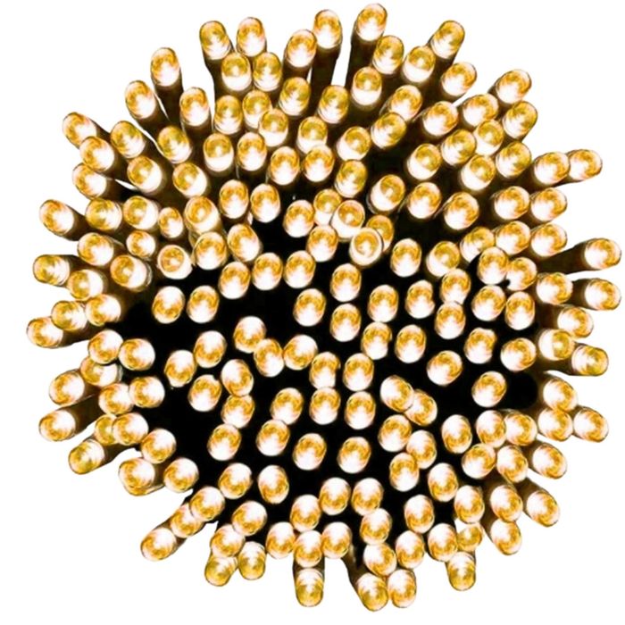 Lampki Choinkowe 100 LED Biały Ciepły Programator