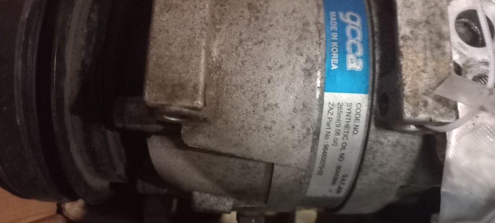 Компресор кондиционера, Ланос  75000 км. пробег.