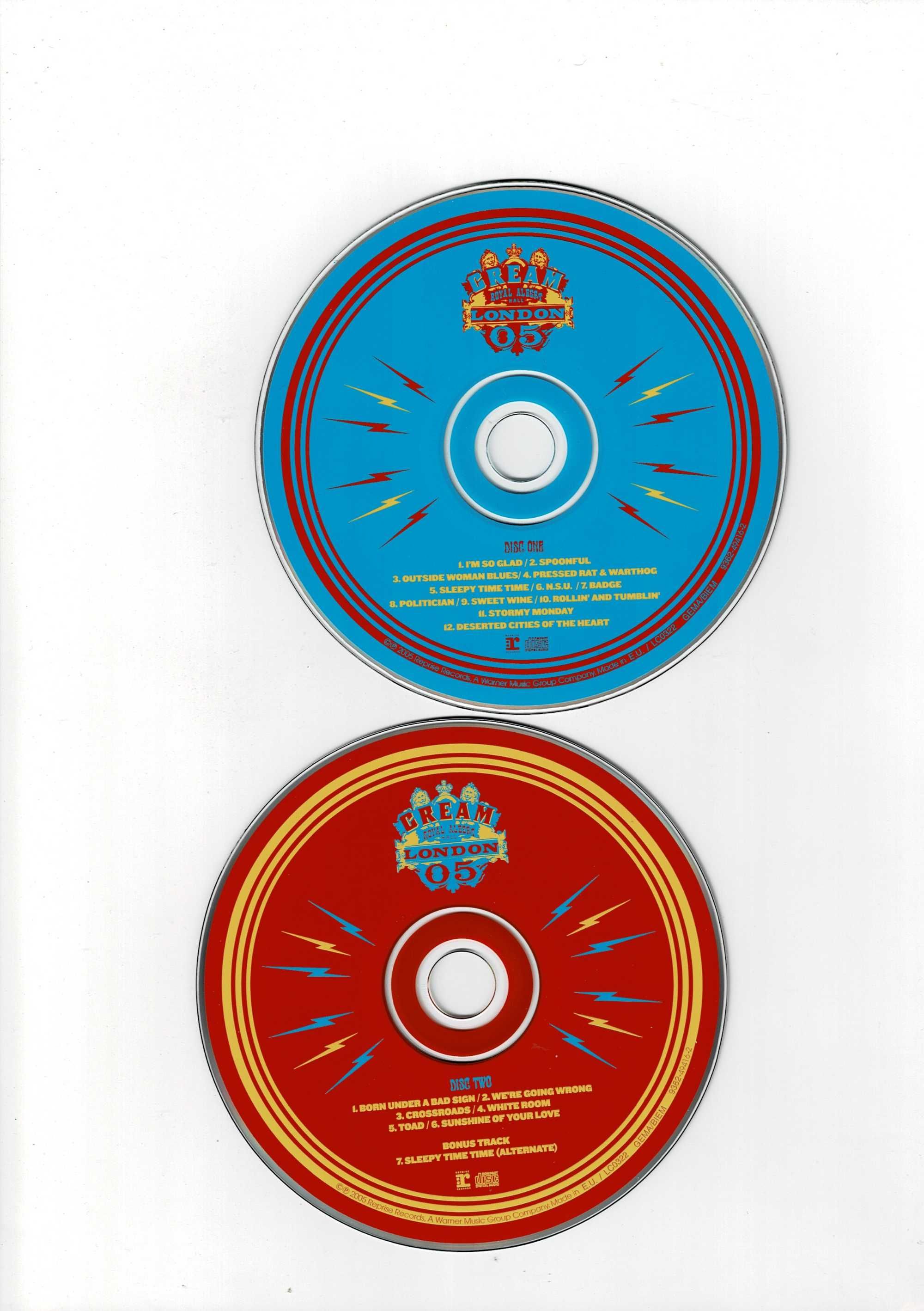 CREAM Royal Albert Hall London May 2 CD 2005 Idealna Jak Nowa O-card