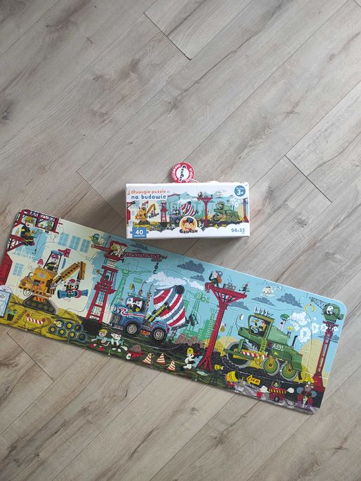 Puzzle długie na budowie czuczu 40 elementów