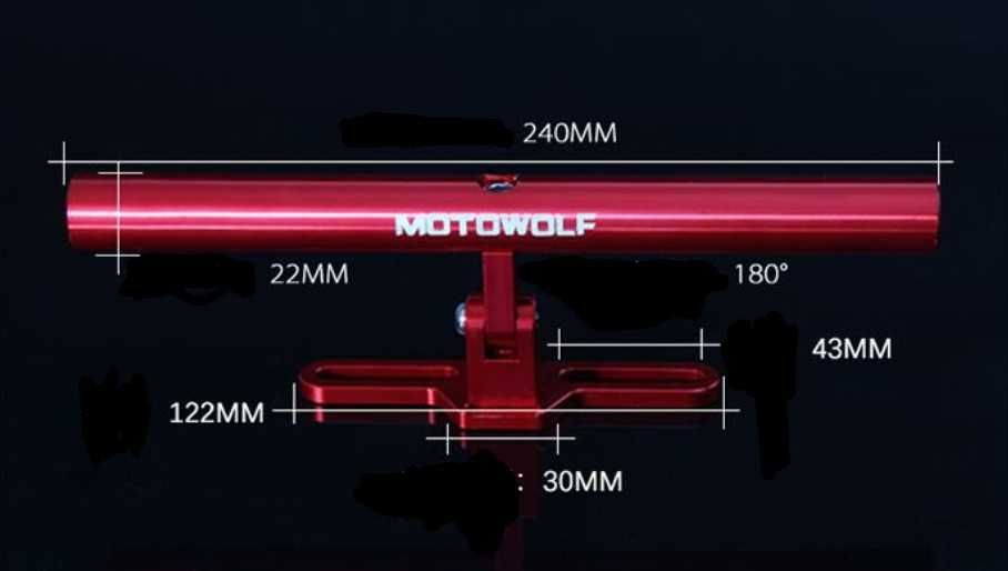 crossbar / suporte faróis / telemóvel moto