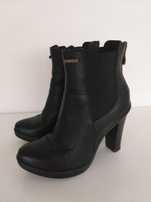 Buty botki skórzane Prima Moda w rozmiarze 37