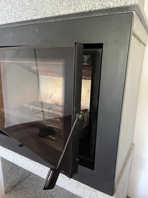 Lareira/Recuperador de Calor SOLZAIMA – Design Moderno, 73x60x45cm