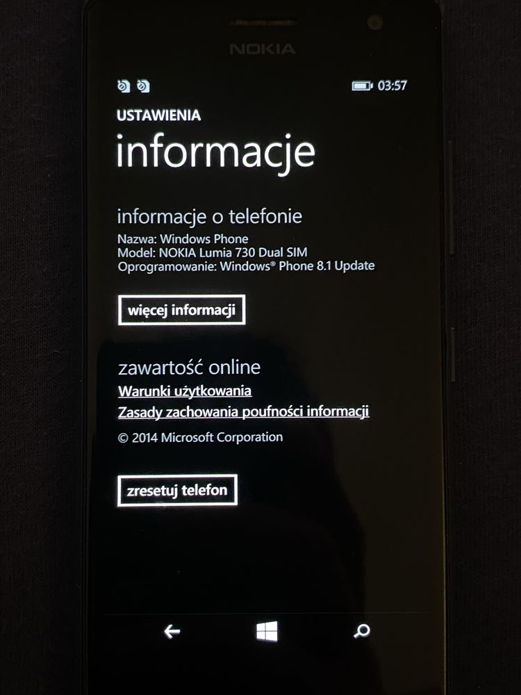 Smartfon Nokia Lumia 730 DUAL SIM