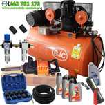 Kompresor 350L V3 BJC Zestaw Tir Warsztat Klucz 1'' 5500NM