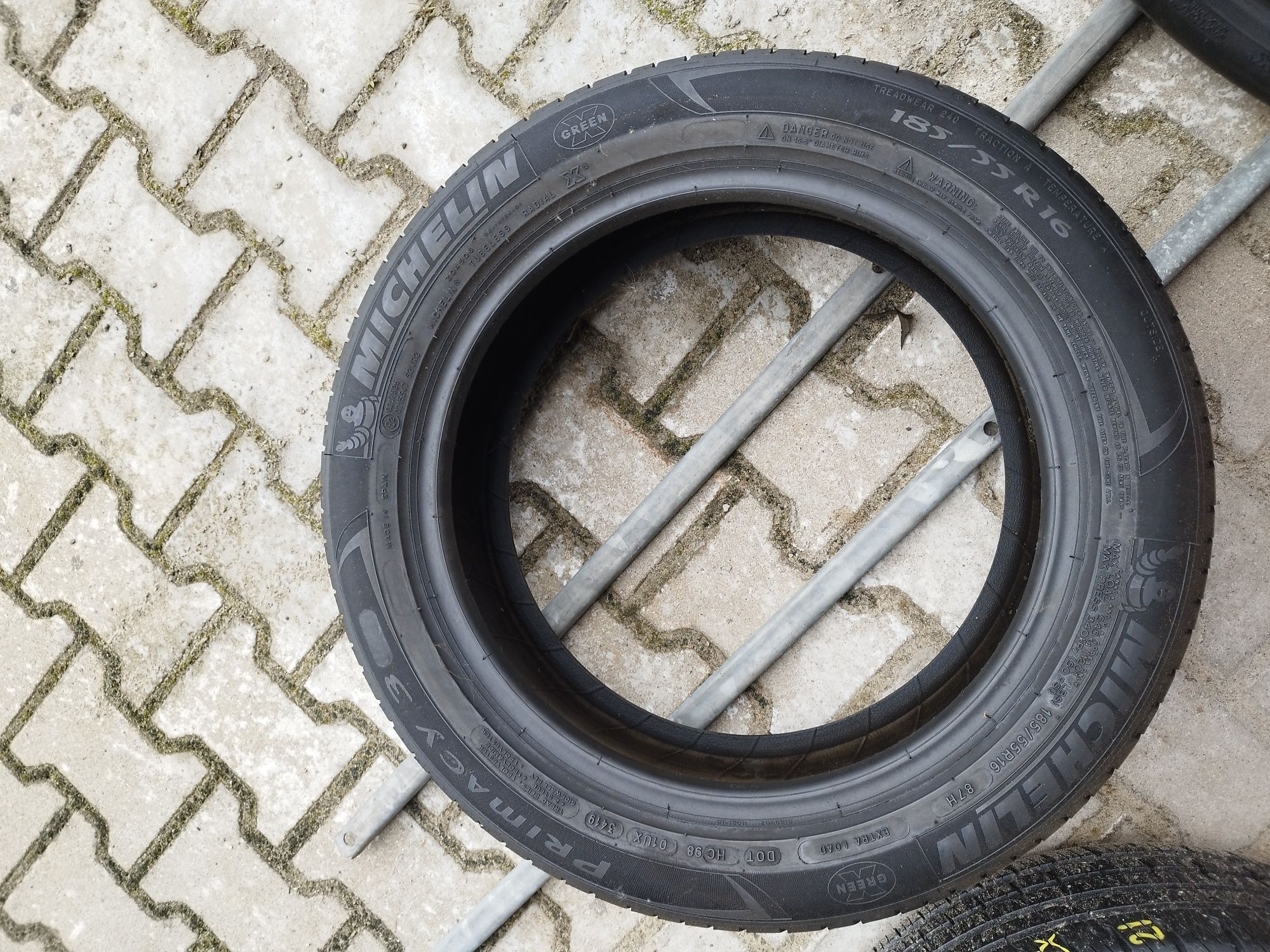 4x opony letnie 185/55 r16 Michelin primacy 3 87h extra load