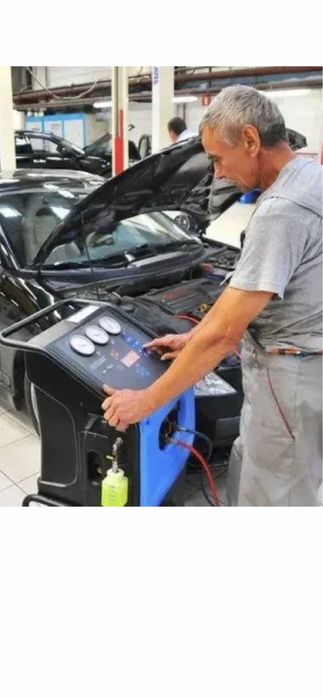 Заправка кондиціонерів. Поклейка фар бронеплівкою. Полірування фар