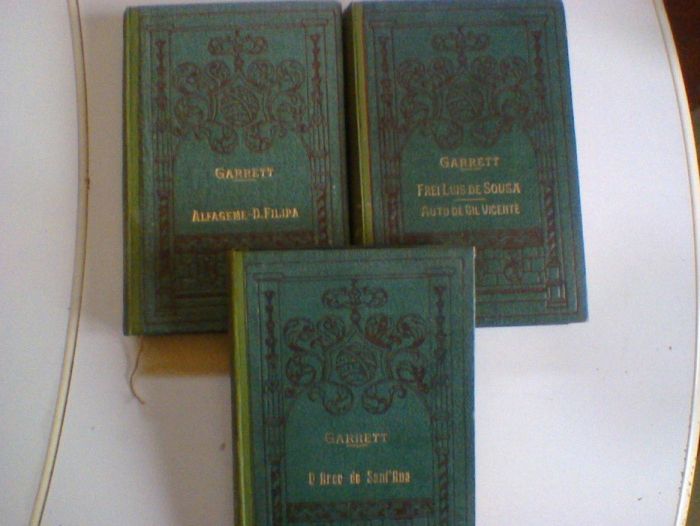 Almeida Garrett - lote de 3 livros