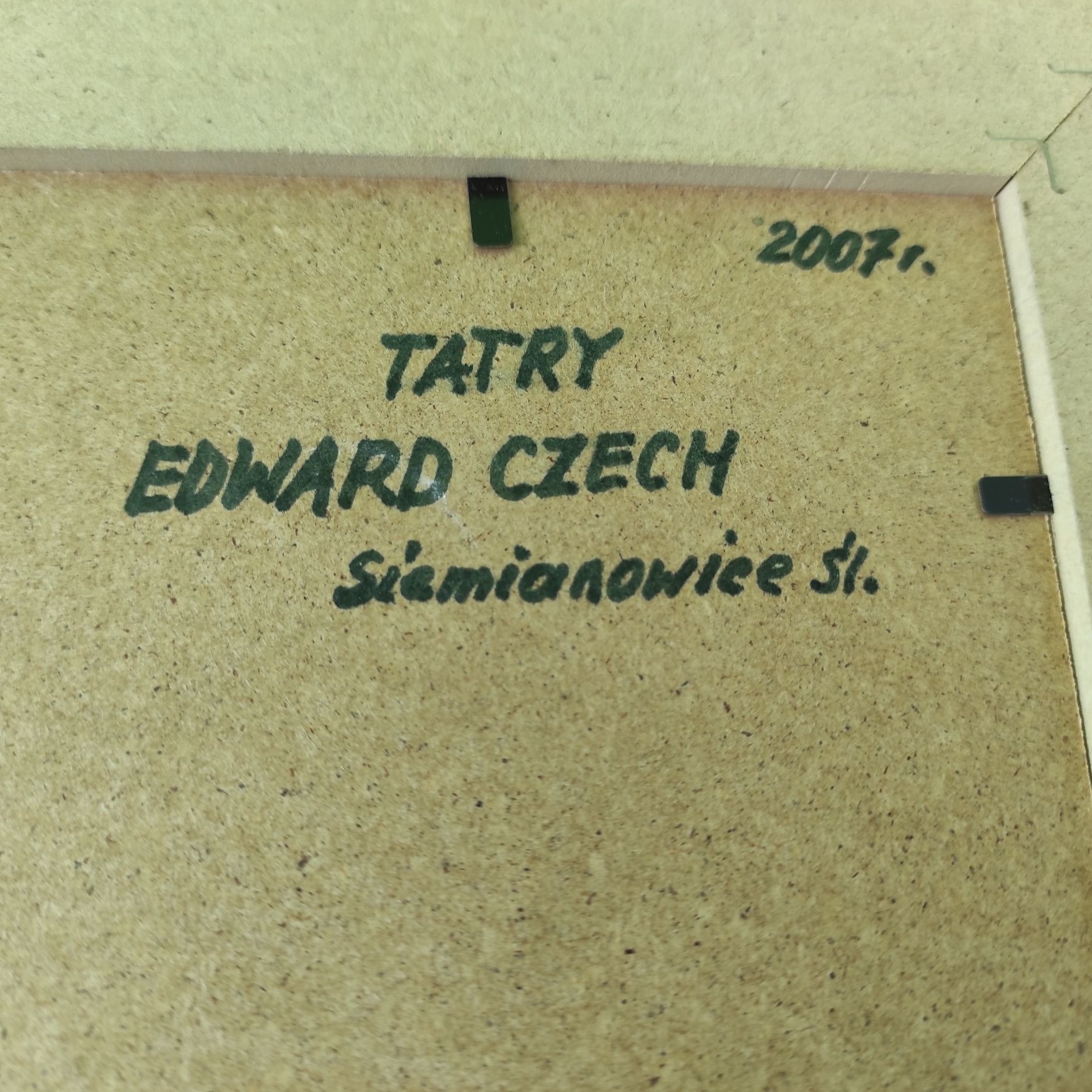 Obraz olejny Edward Czech Tatry