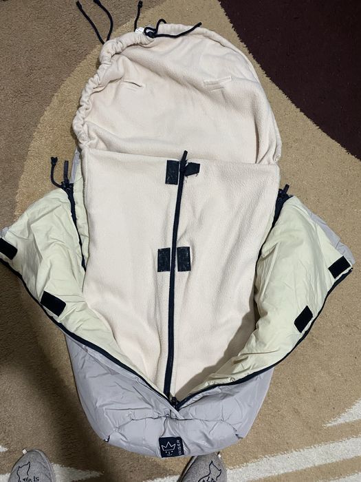 Конверт в коляску зимовий подвійний