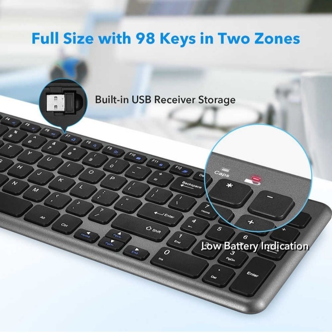 Комплект бездротової Wireless Keyboard and Mouse Combo