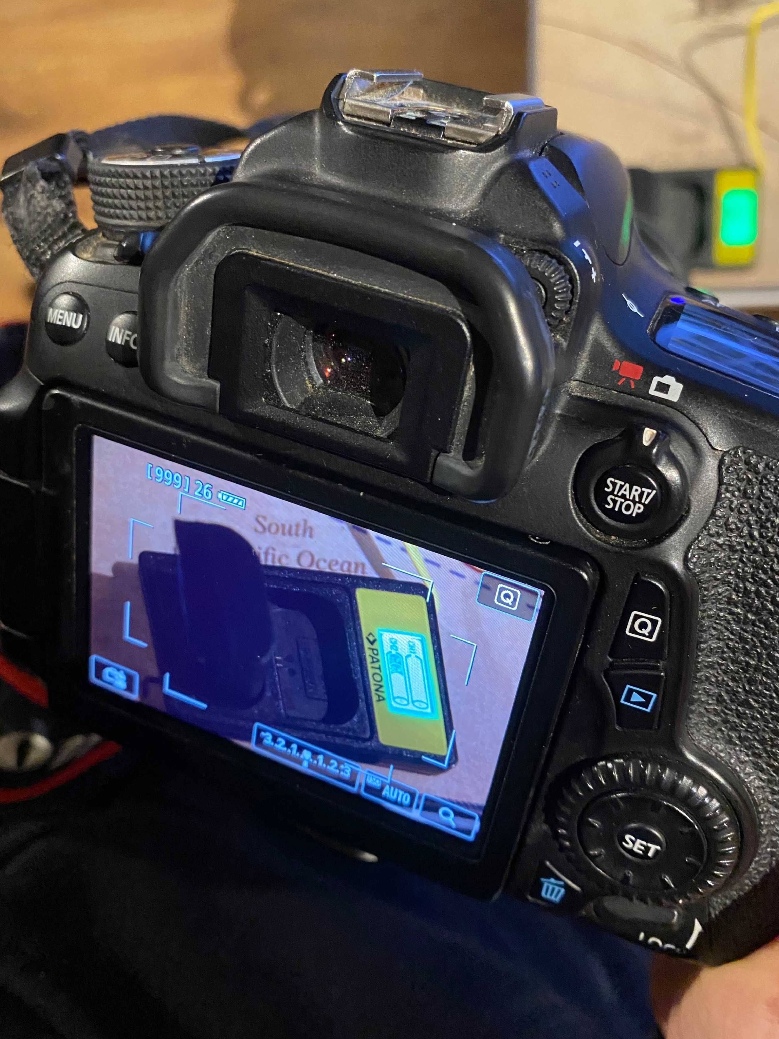 Canon EOS 70D + Sigma 18-200mm + akcesoria + Peak Design Capture V3