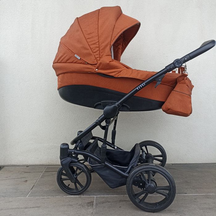 Wózek 3/1 Bebetto tito fotelik cybex cloud i size rozkladany