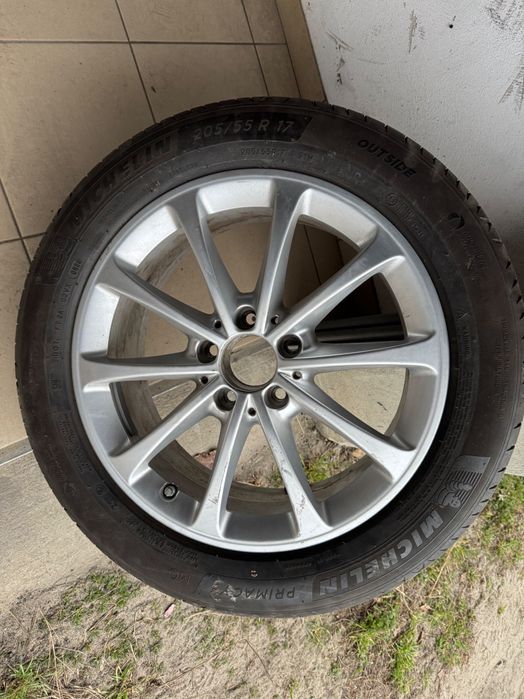 Koło felga aluminiowa Mercedes opona 205/55R17