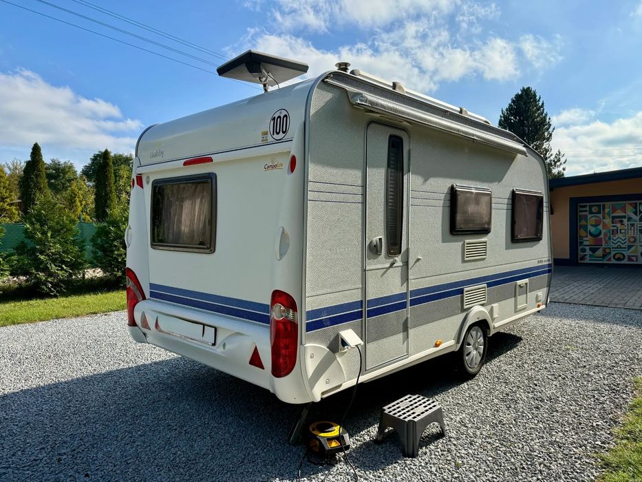 Hobby 440 SF  Przyczepa kempingowa Hobby 440 2007 Markiza Namiot 1200 DMC Sat Tv