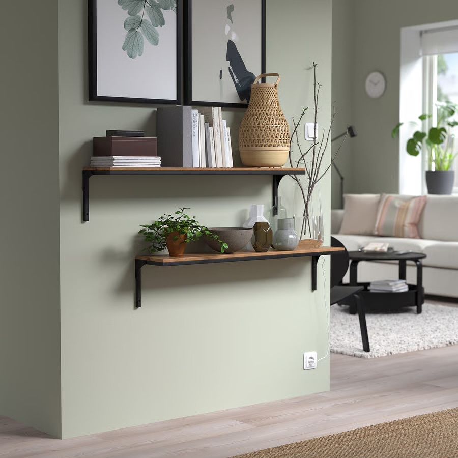 2 półki ścienne IKEA FJÄLLBO