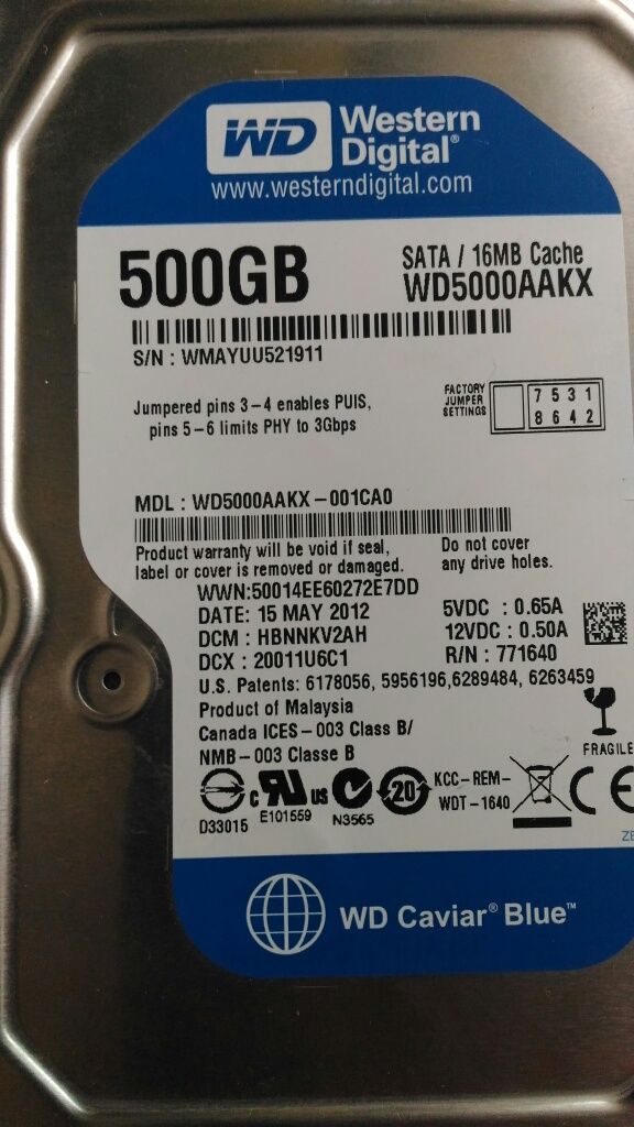 Жорсткий диск HD Sata 3