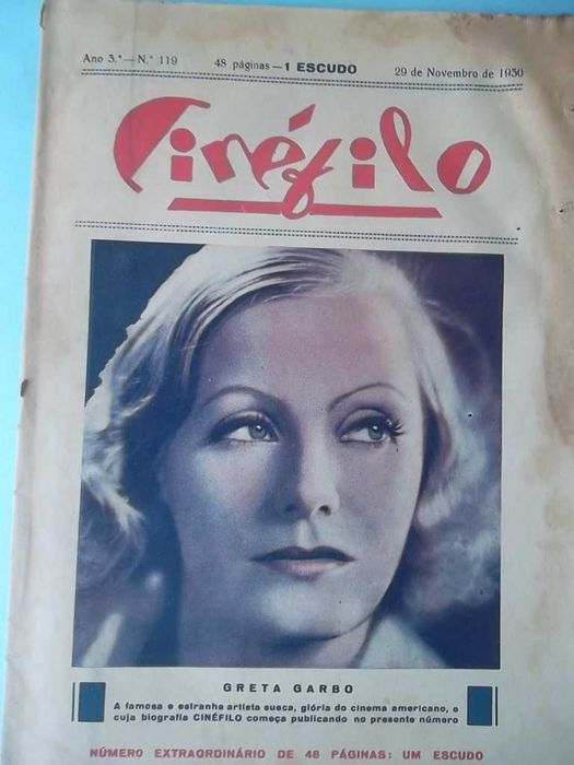 Revista "CINÉFILO" , 69 exemplares de 1928 a 1951. MUITO RAROS.