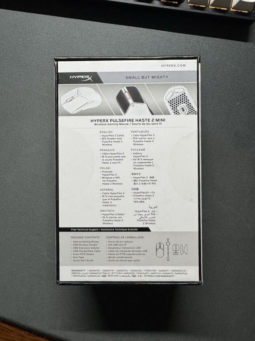 Миша бездротова HyperX Pulsefire Haste 2 Mini Wireless White