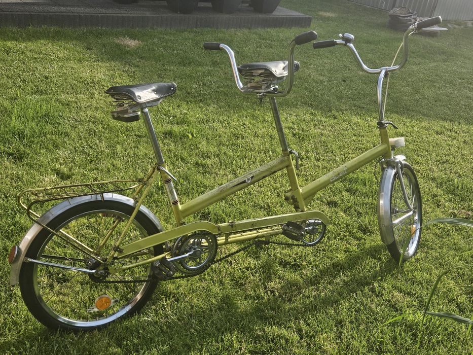 Rower duet tandem jubilat wigry 3 składak romet prl.