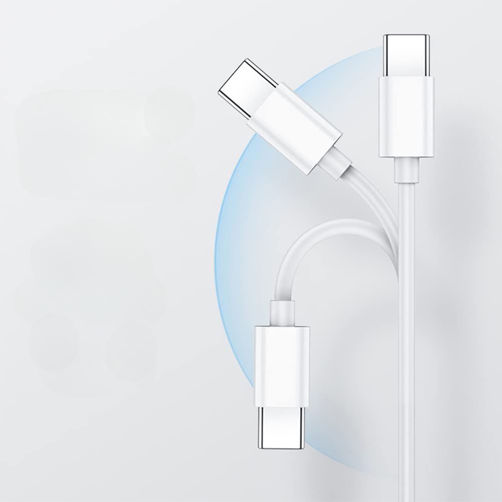 Kabel USB Typu C do USB C Szybkie Ładowanie 60W 1.8 m Biały