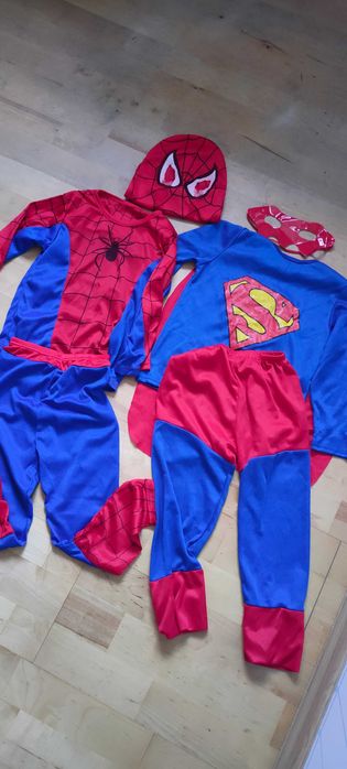 strój Spiderman i Superman