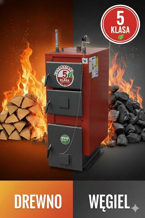 Kocioł 5 Klasa FENIKS UNI 10kW Zasypowy na drewno | PRODUCENT PLESZEW!