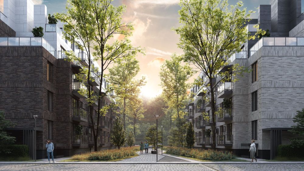 ЄВРО двокімнатна в центрі БУЧІ! Сучасний новий комплекс!