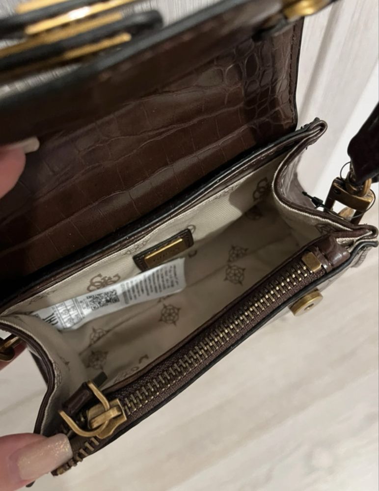 Guess bag crocodile print