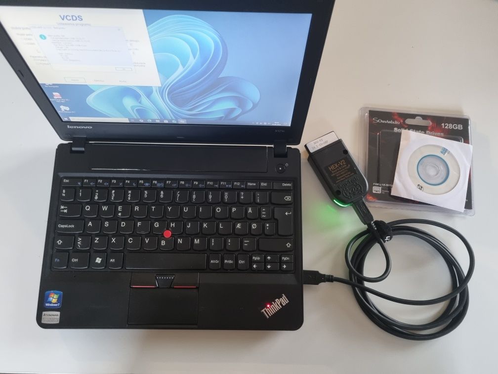 Thinkpad X121e + Interfejs VCDS 24.7.0 VW, AUDI