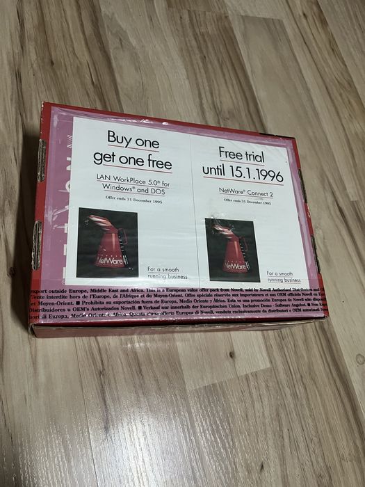 Novell Net Ware 3.12 retro vintage