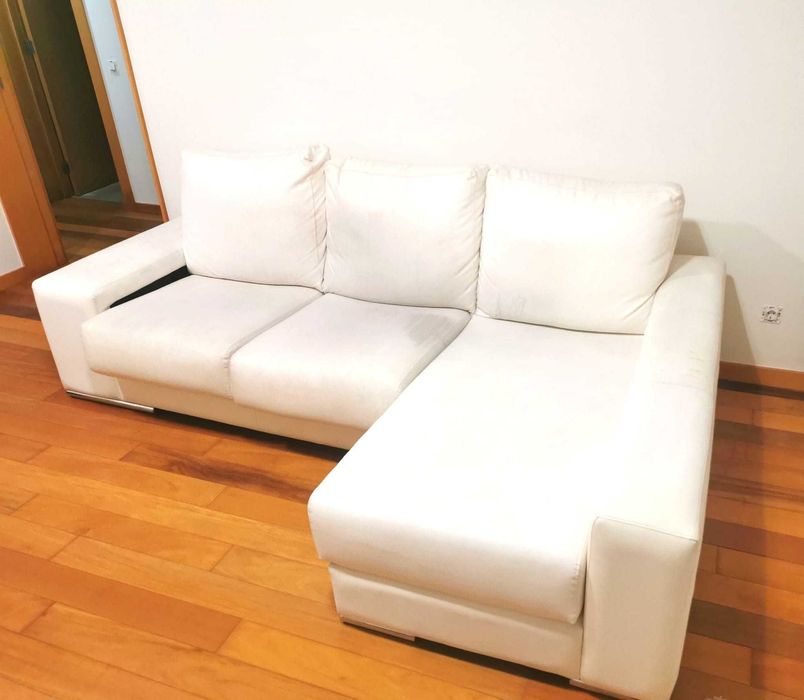 Sofá 3 lugares + chaise longue
