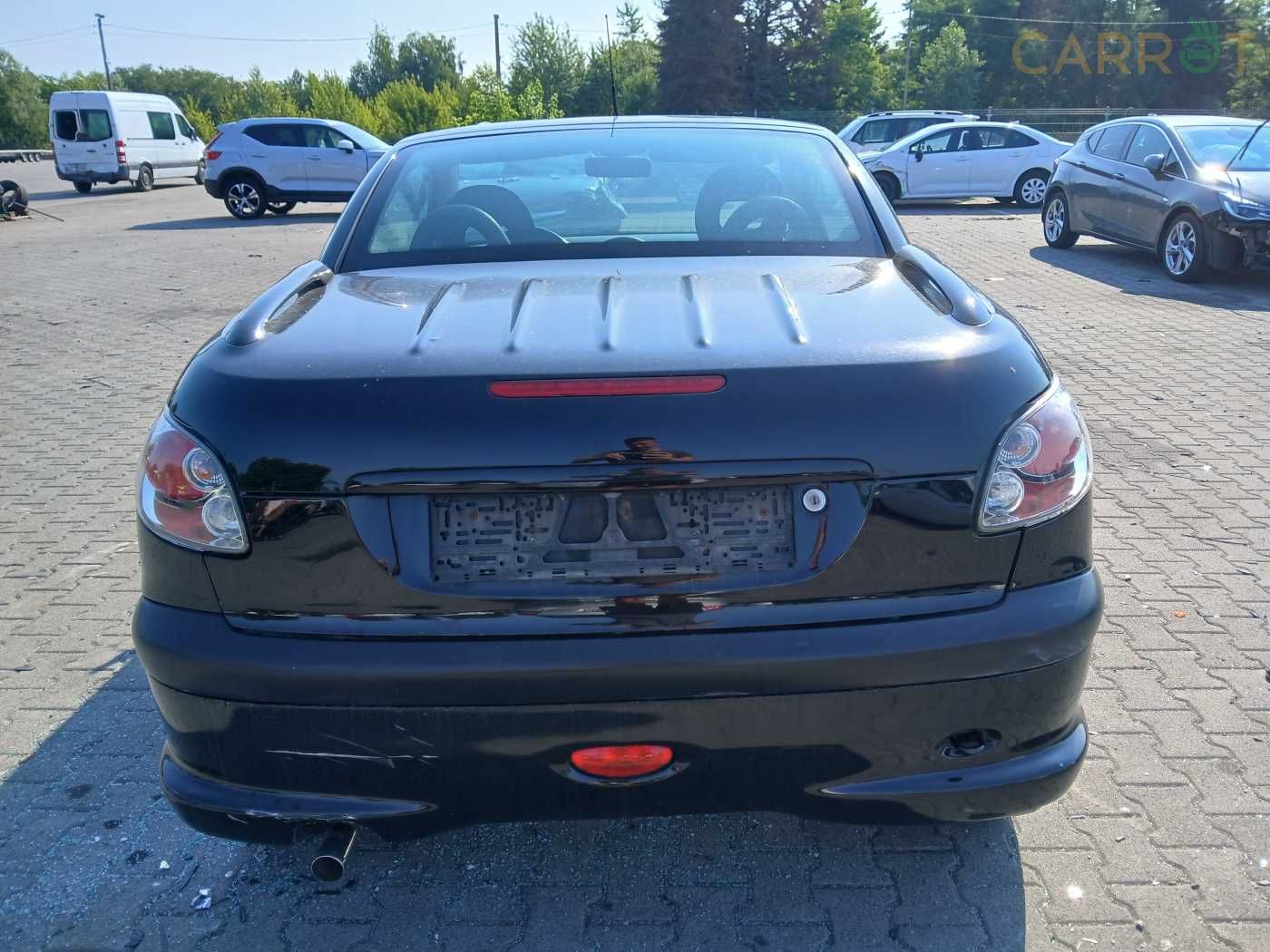 Peugeot 206  Kabrio lekko uszkodzony. Ew. na czesci.