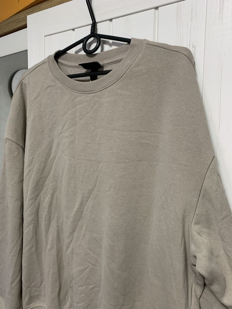 Кофта свитшот свитер джемпер мужской h&m oversize
