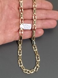 PROMOCJA!!!Nowy złoty łańcuch Cartier 585 14k 60cm 44.63gr 208zl/gram