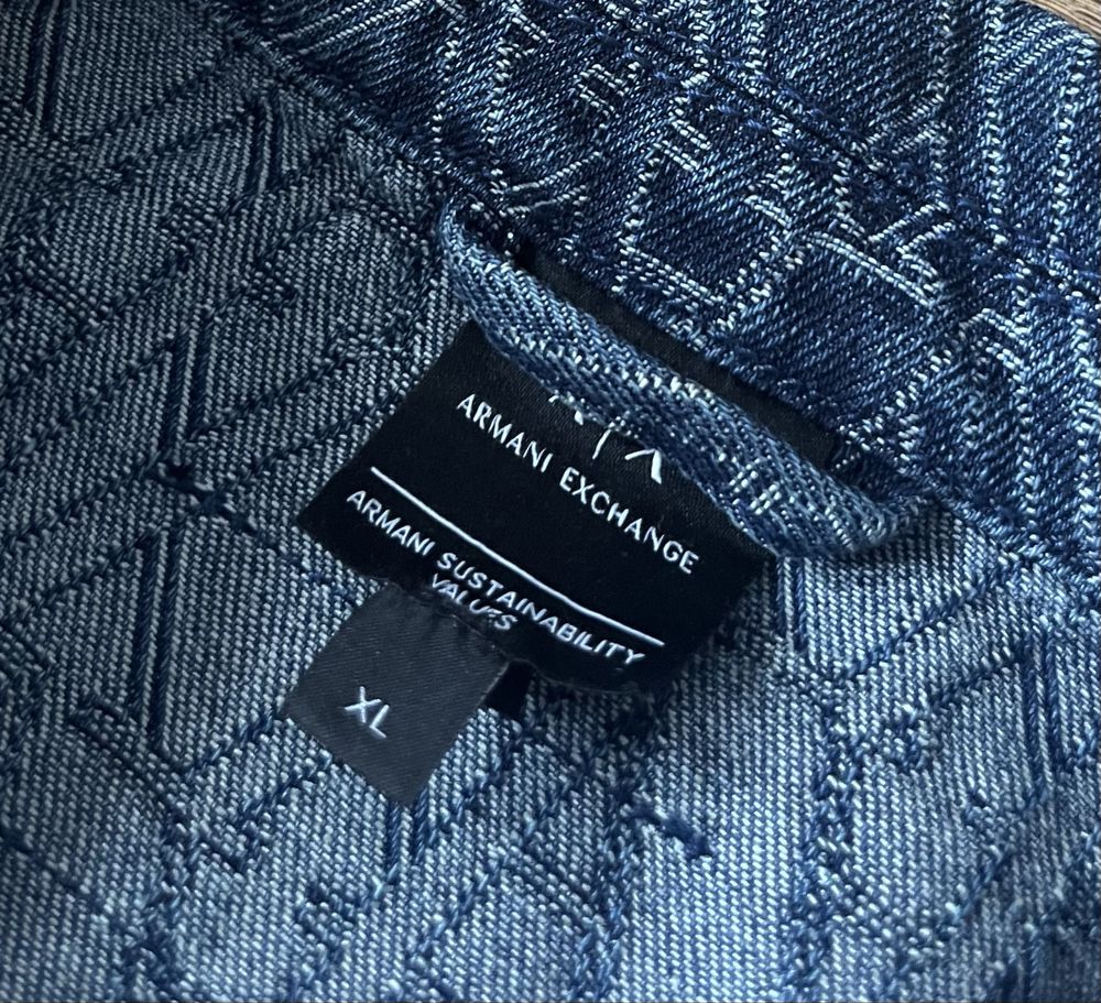Kurtka jeansowa armani exchange damska