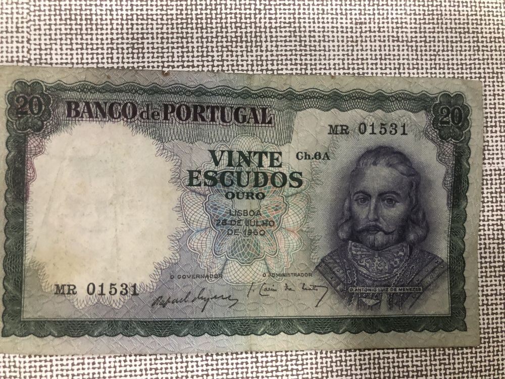 Notas de 20 Escudos