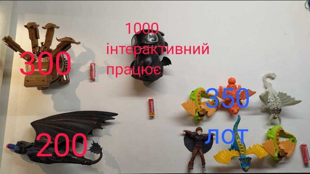 Как приручить дракона фигурки игрушки дракон  персонаж беззубик