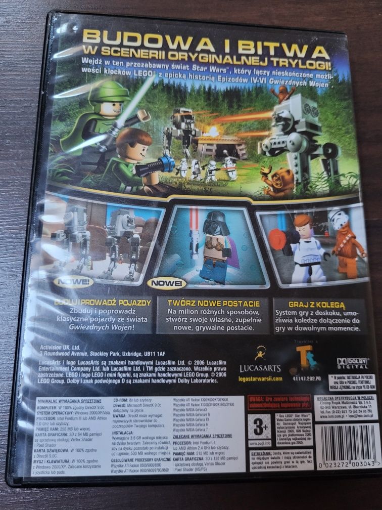 Gra Lego star Wars ll  dvd PC